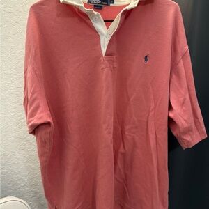 Ralph Lauren Pink Polo Classic Cotton Shirt